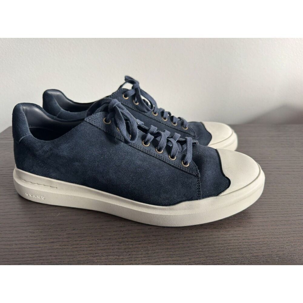 Cole Haan GrandPro Rally Cap Toe Men's Sneakers Shoes Size 10 Navy‎ C38329